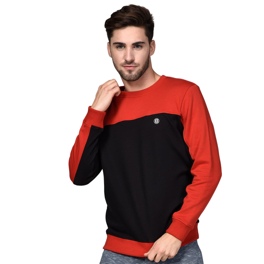 BUMCHUMS 8023 MEN'S SWEATSHIRT ASSORETD COLOUR PACK OF 1