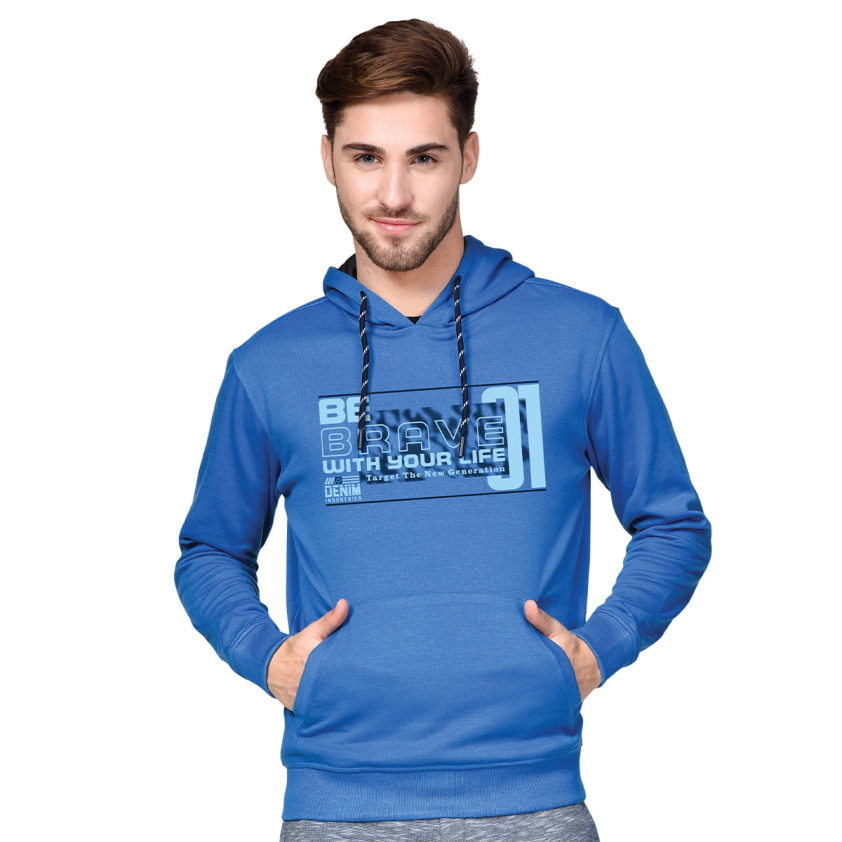 BUMCHUMS 8024 MEN'S HOODIE SWEAT-SHIRT ASSORETD COLOUR PACK OF 1