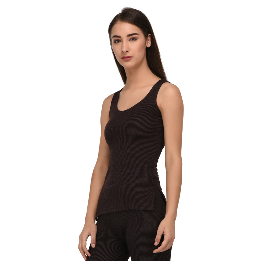 TORRIDO 9002 ROUND NECK WOMEN SLEEVELESS TOP BLACK PACK OF 1