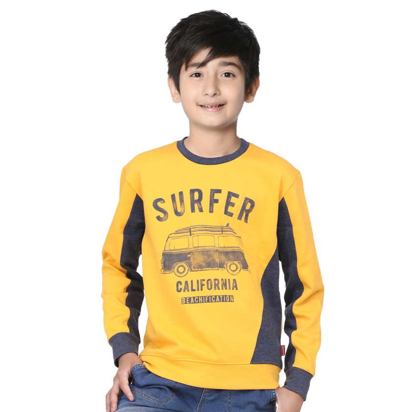 BUMCHUMS J2011 CREW NECK JUNIOR'S SWEATSHIRT ASSORETD COLOUR PACK OF 1