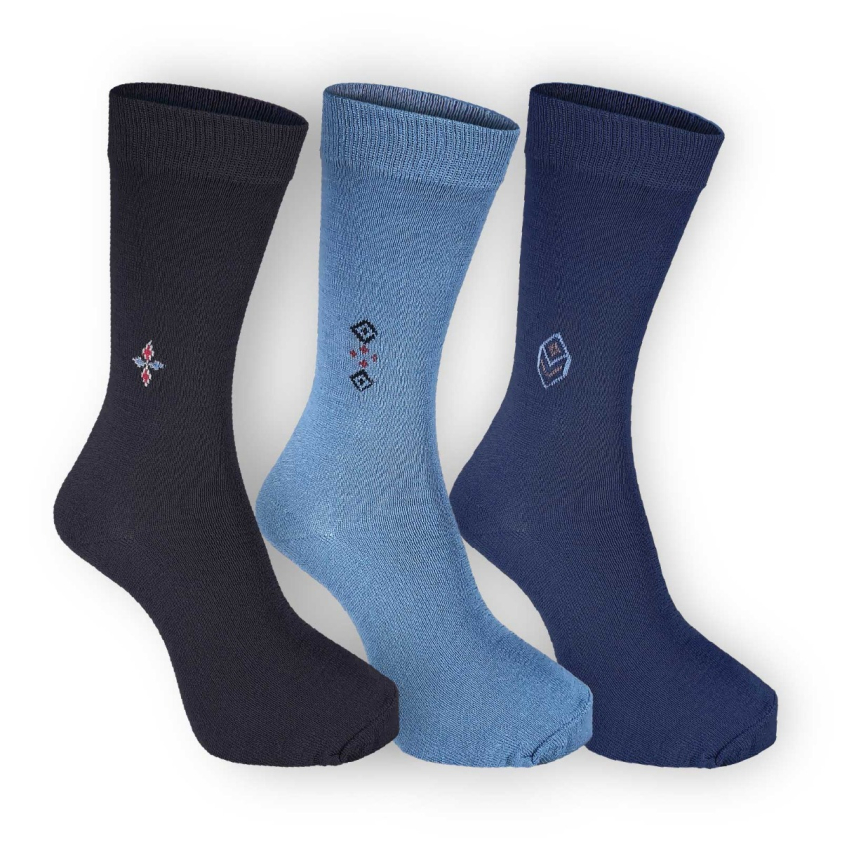 RUPA LEADER SOCKS ASSORTED COLOUR PACK OF 3