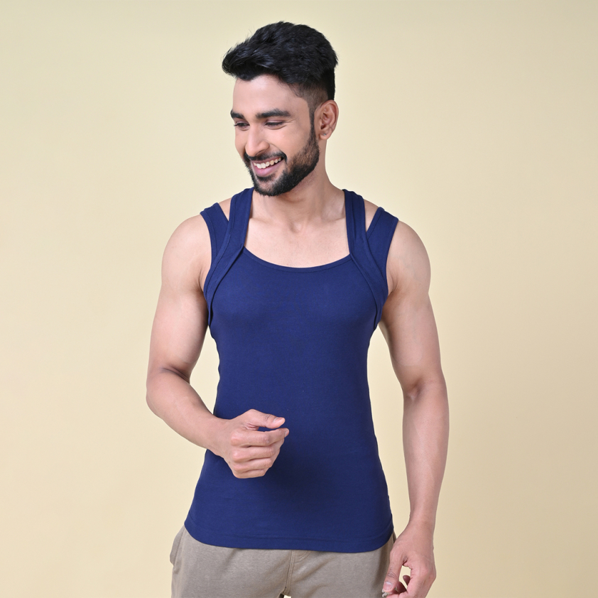 COLORS 219 MEN'S ATHLEFIT X GYM VEST PACK OF 1