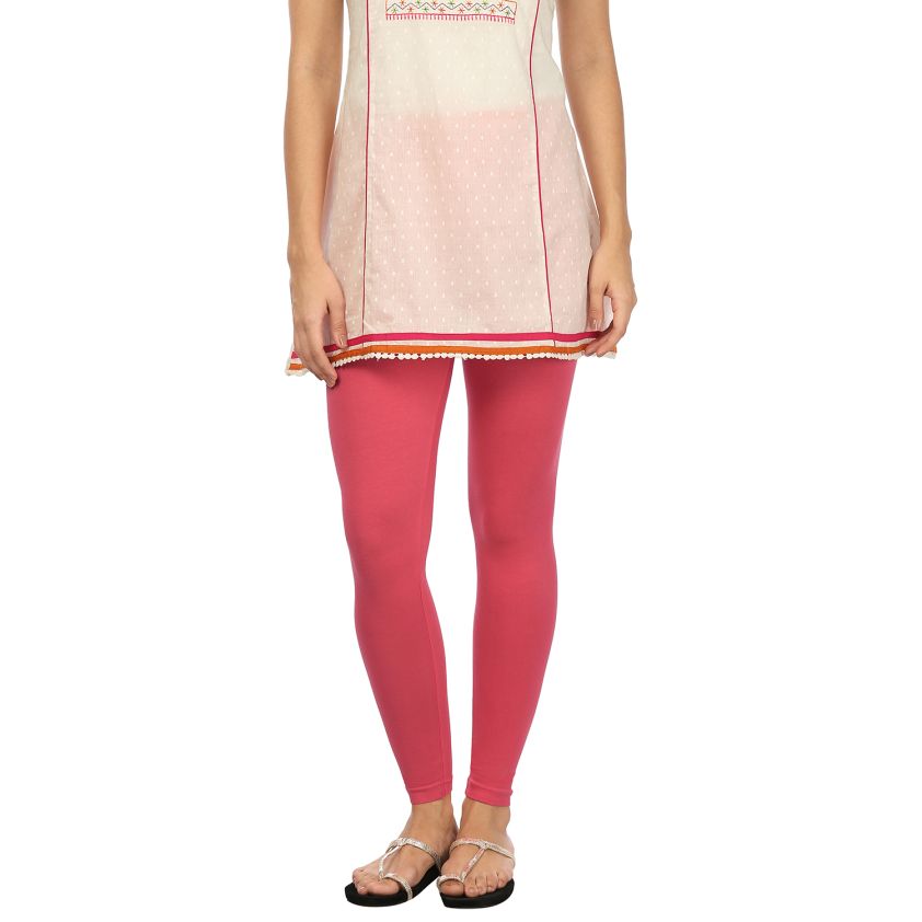 Buy Rupa Softline Rani Churidar Leggings - Free Style Pink at