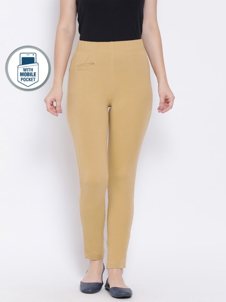 Skin Color (Beige) Mid Waist Ladies Cotton Lycra Legging, Casual Wear, Slim  Fit at Rs 220 in North 24 Parganas