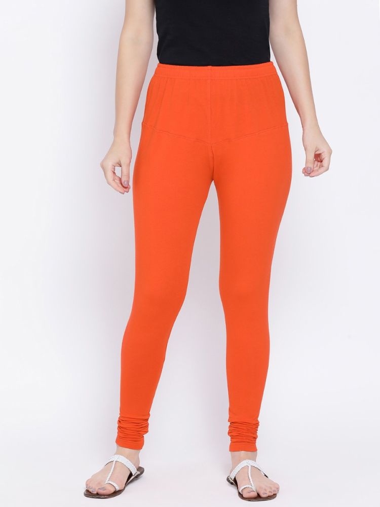 Orange colour leggings L XL XXL