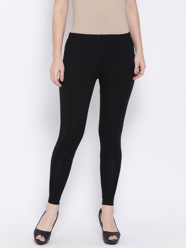 Buy The Blazze Women Black, Green Melange And Beige Cotton Lycra Blend Pack  Of 3 Leggings, Extra Large Online at Best Prices in India - JioMart.