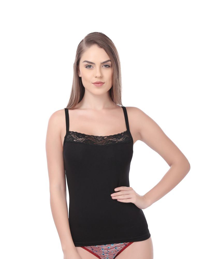 Softline :: Butterfly C102 Stretchable Camisole with Lace