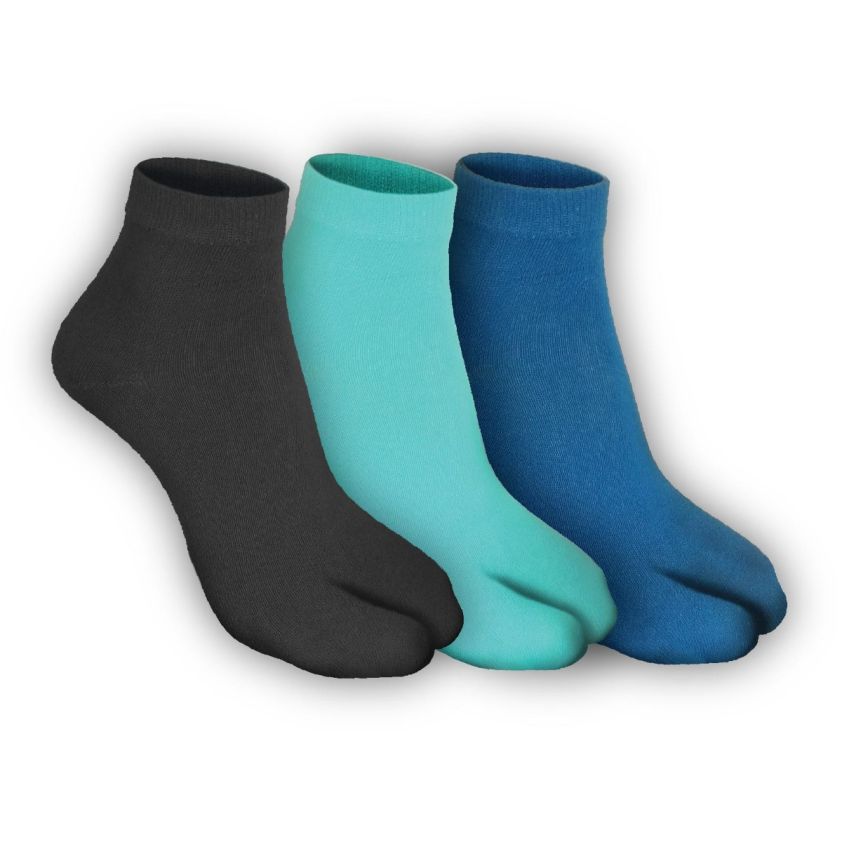 RUPA CUTTIE ANKLE THUMB LADIES SOCKS ASSORTED COLOUR PACK OF 3
