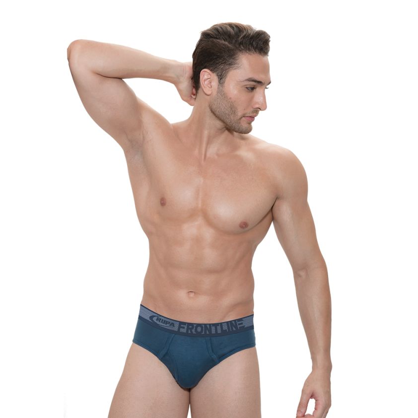 Buy Rupa Euro Men's Micra Brief,Assorted Solid Color,Pack of 3 at