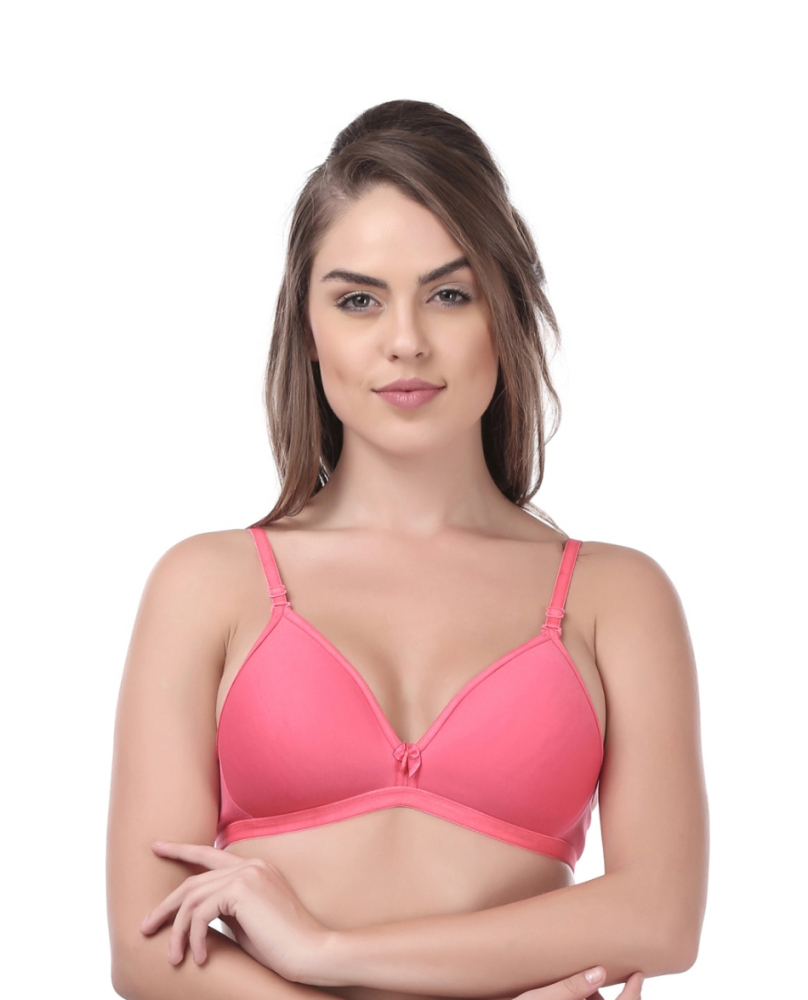 SOFTLINE 2008 BUTTERFLY PREMIUM PADDED AND SEAMLESS BRA ASSORETD COLOUR PACK OF 1