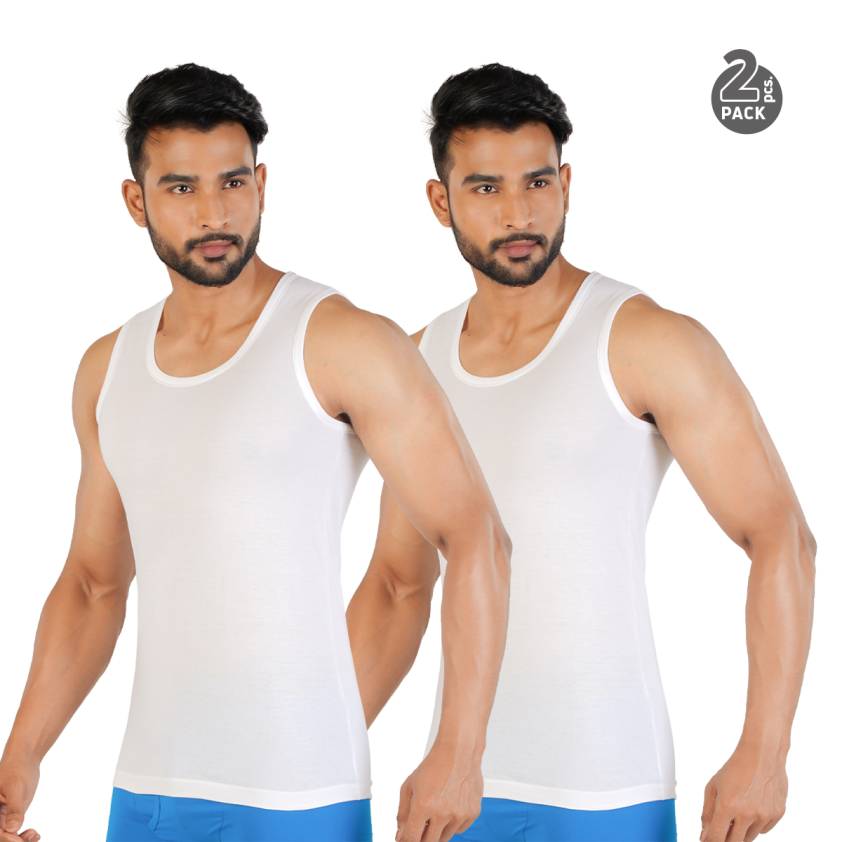 Buy Euro Rupa Men's Micra Gym Vest,Assorted Solid Color,Pack of 2 Online at  desertcartKUWAIT