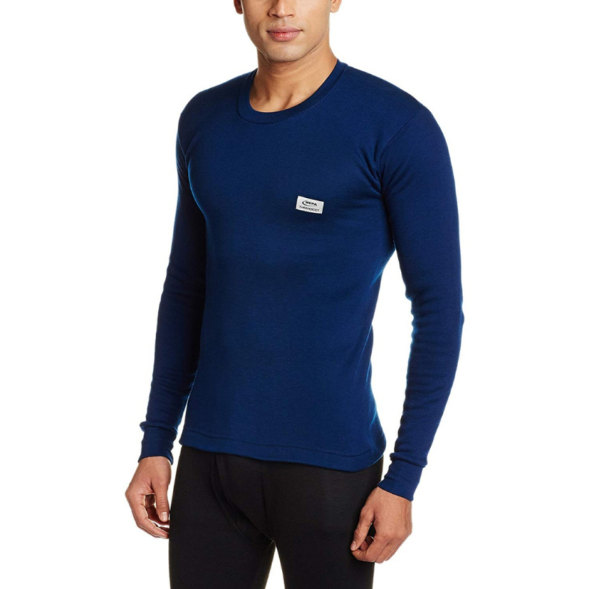 THERMOCOT BOILER ROUND NECK FULL SLEEVE THERMAL TOP NAVY PACK OF 1